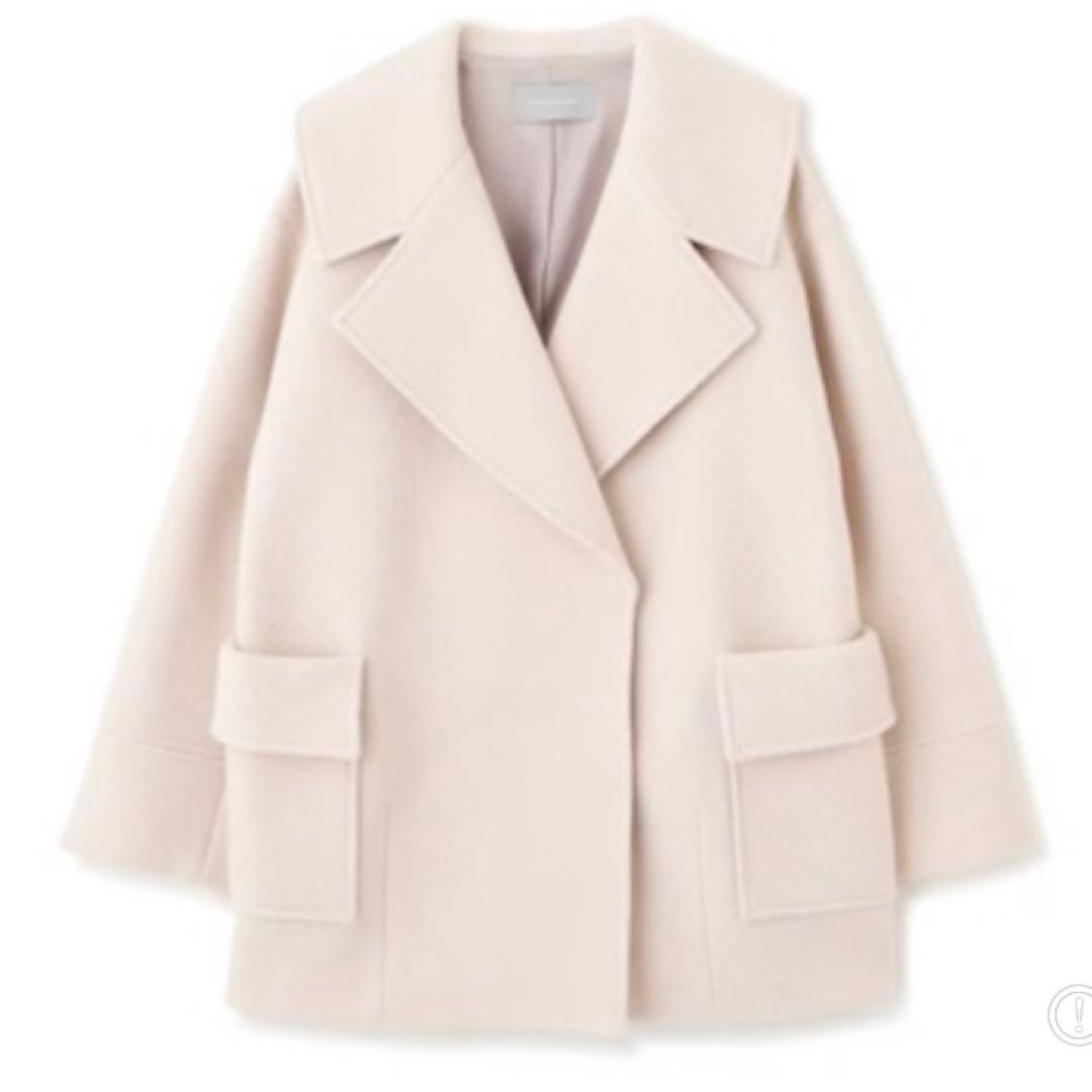 JILL by JILL STUART ホワイト ウール混合 ピーコート