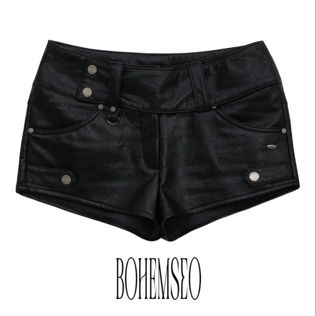 bohemian seol レーザーショートパンツ