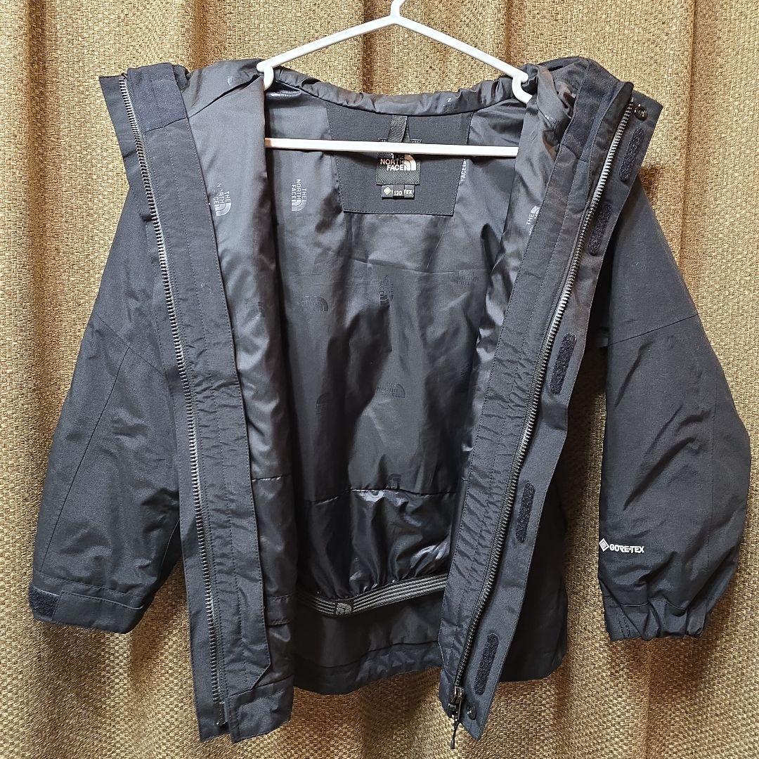 値下げ！美品☆THE NORTH FACE 黒 マウンテンジャケット 130
