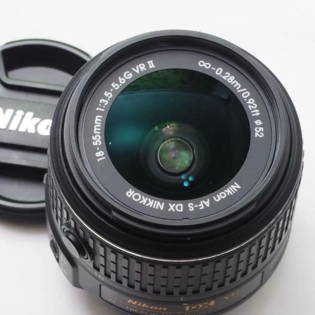 【美品】Wifi搭載❤️自撮りOK ニコンD5500 2416万画素ダブルレンズ