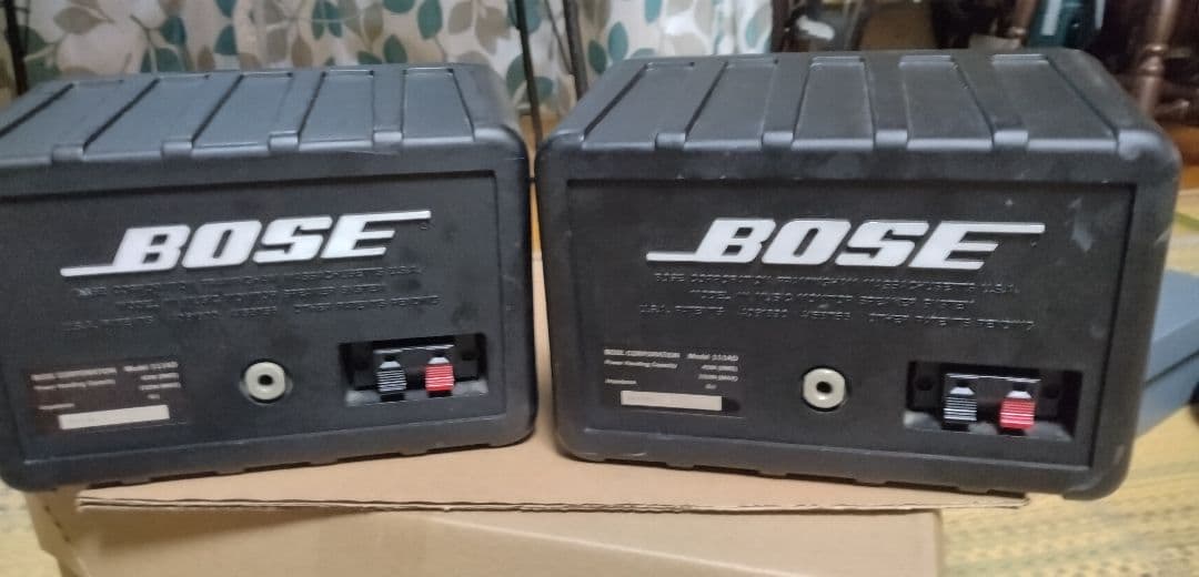 BOSE スピーカー 111AD ブラック ペア 純正 ブラケット 動作品