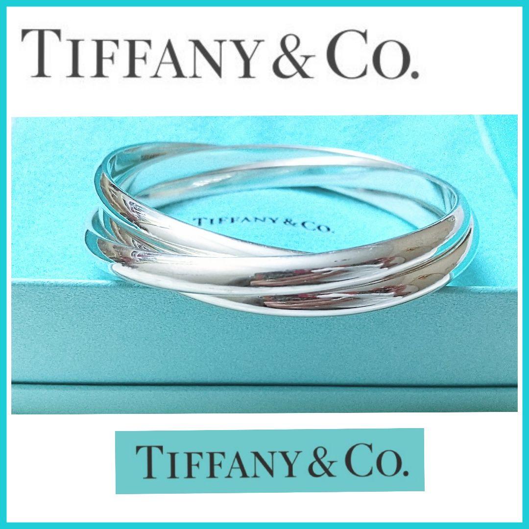 Tiffany & Co.ティファニー ヘビートリニティ シルバー バングル