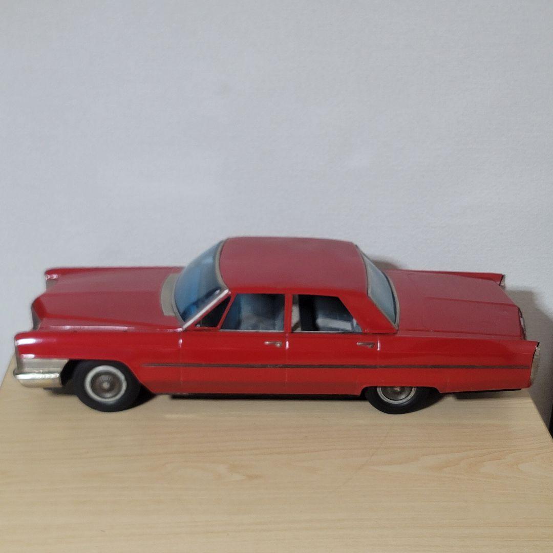 野村トーイ ブリキ キャデラック赤 65cm