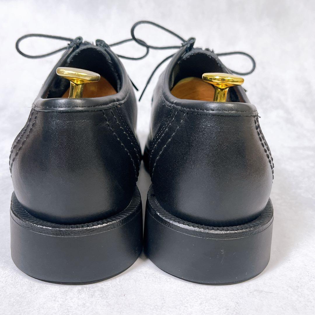 ☆未使用級☆【クレマン】パドロール(40) チロリアンシューズ　本革　厚底　黒