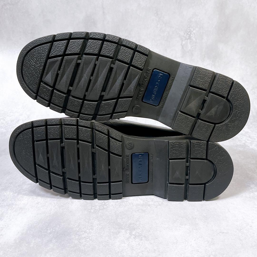 ☆未使用級☆【クレマン】パドロール(40) チロリアンシューズ　本革　厚底　黒