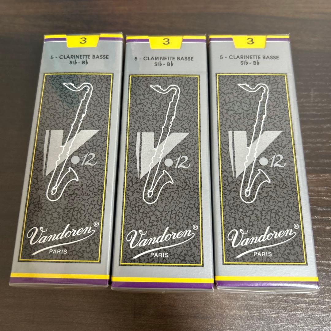 Vandoren V.12 クラリネットリード 3号 5本入り