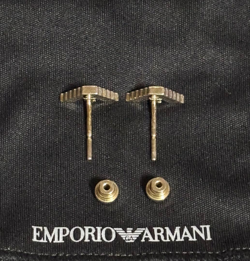 ★エンポリオアルマーニ★イーグルロゴ★スタッドピアス★