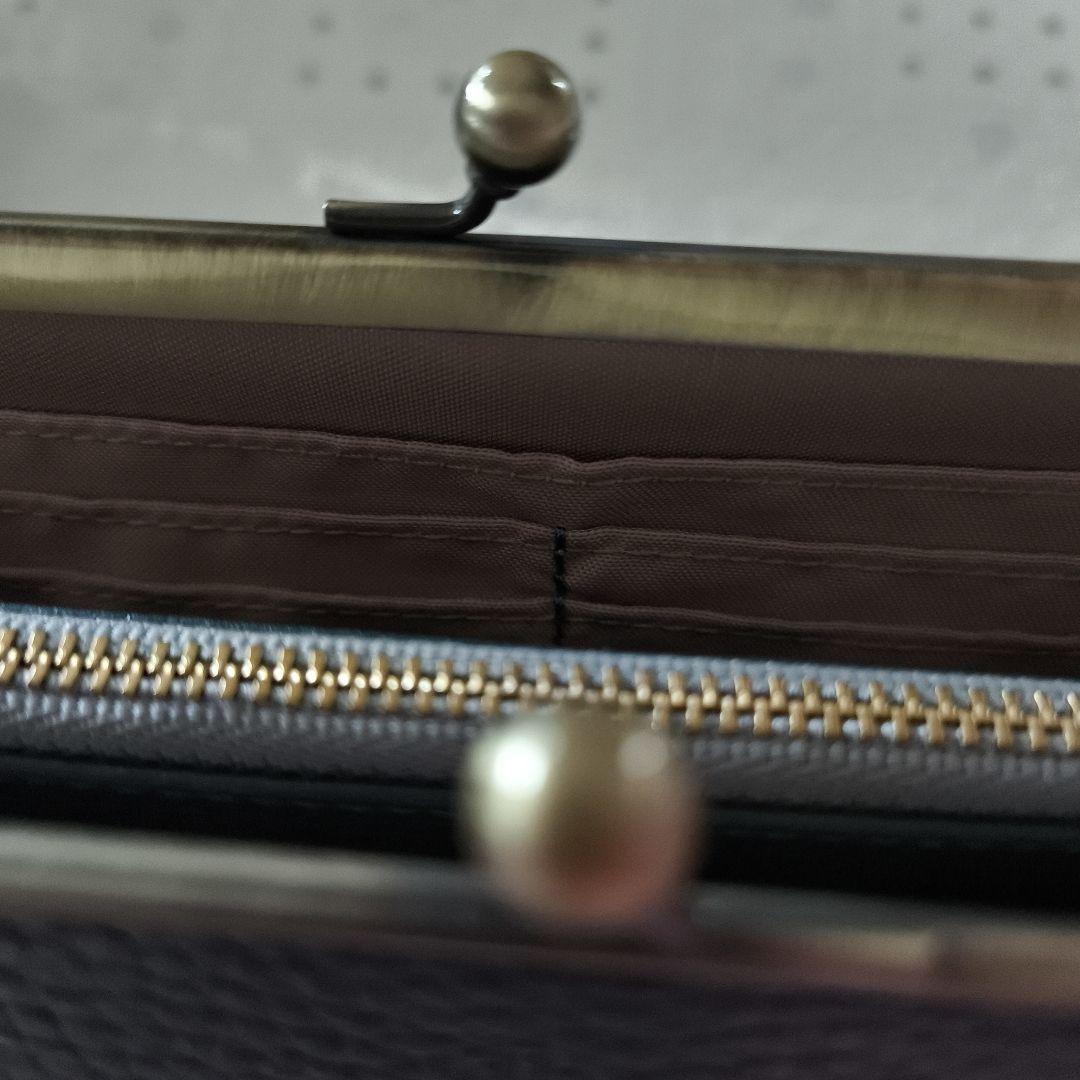 む*ぎ様 花柄デコブランシェがま口財布