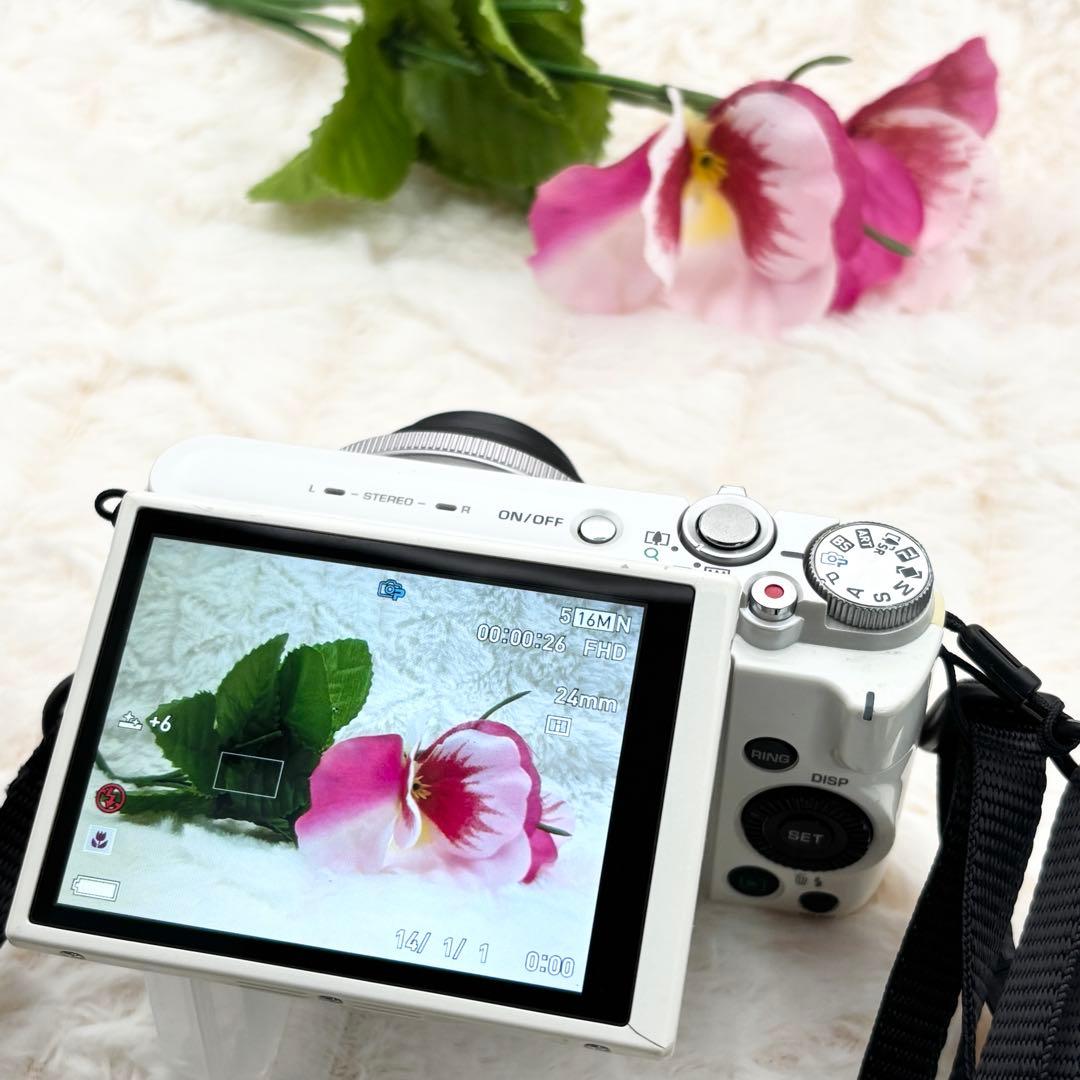 ピンクの猫 CASIO EXILIM EX-Z1300 ホワイト 訳あり