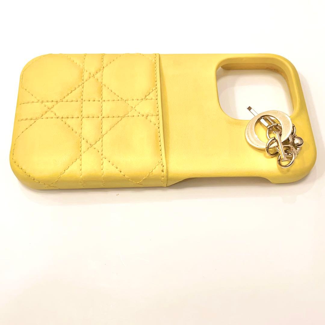 クリスチャンディオール iPhone15Pro スマホ カナージュ イエロー