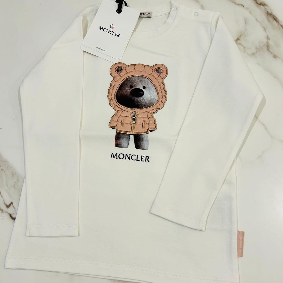 MONCLER クマプリント コットントップス　新品　未使用　タグ付