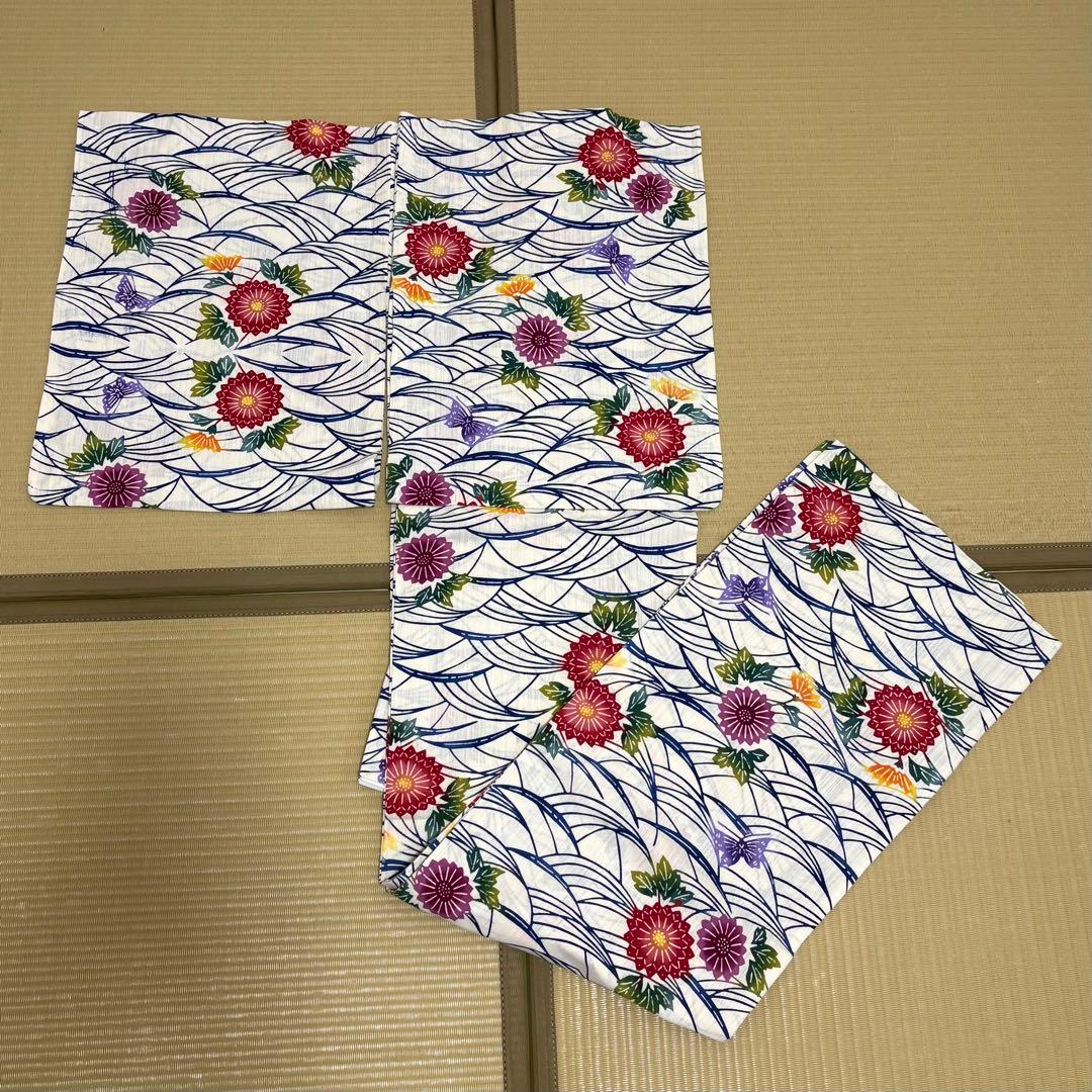 浴衣　源氏物語　紅型調