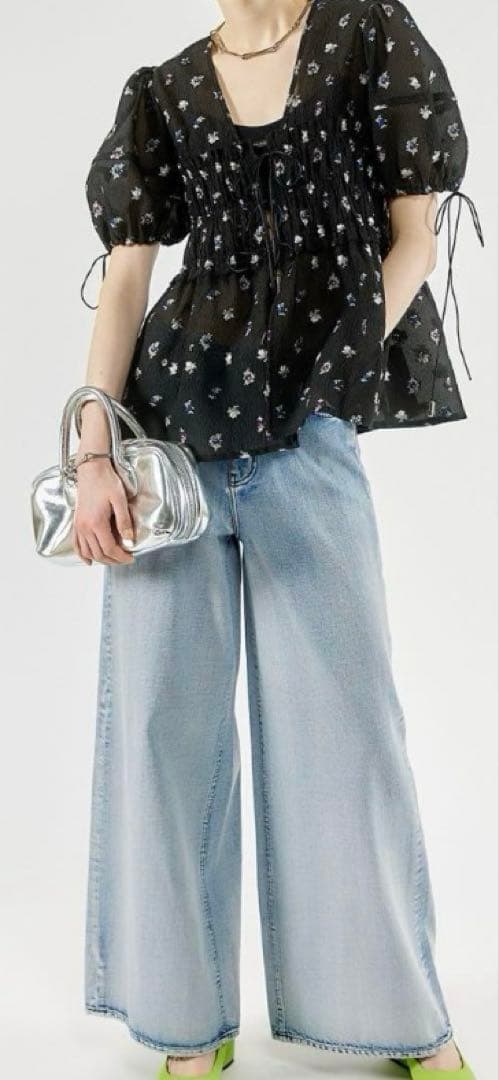 メゾンスペシャル/Jacquard 2way Puff Sleeve Tops