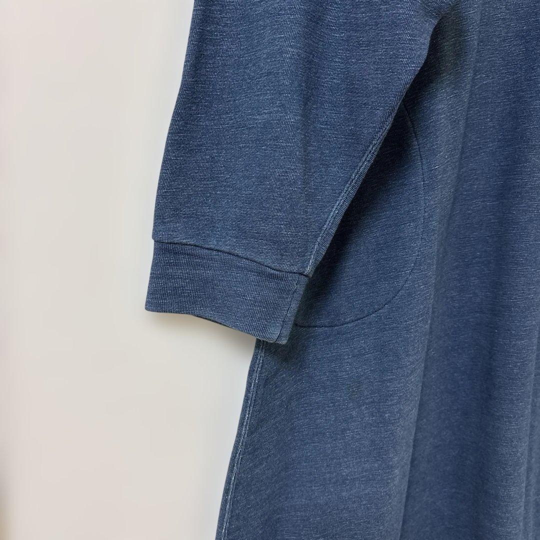 45R インディゴ裏毛 ワンピース