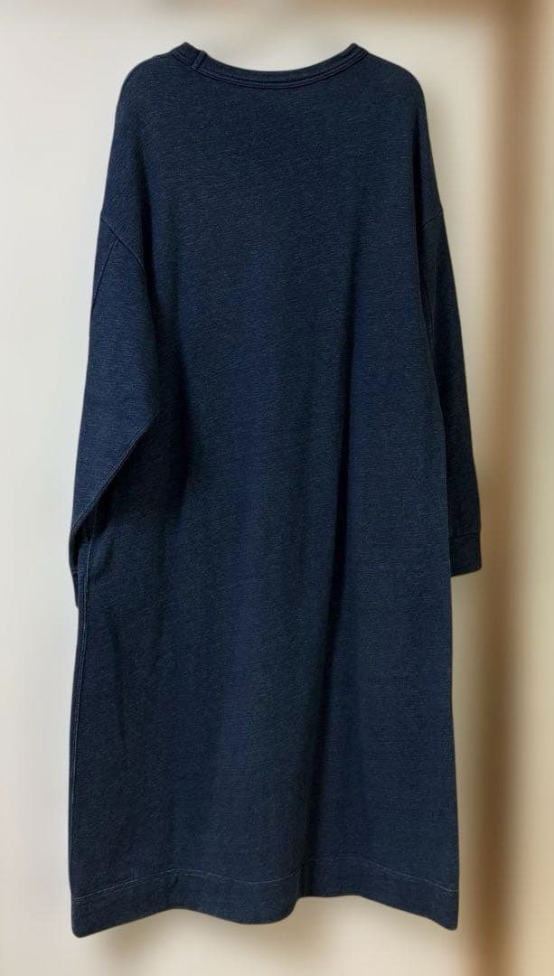 45R インディゴ裏毛 ワンピース