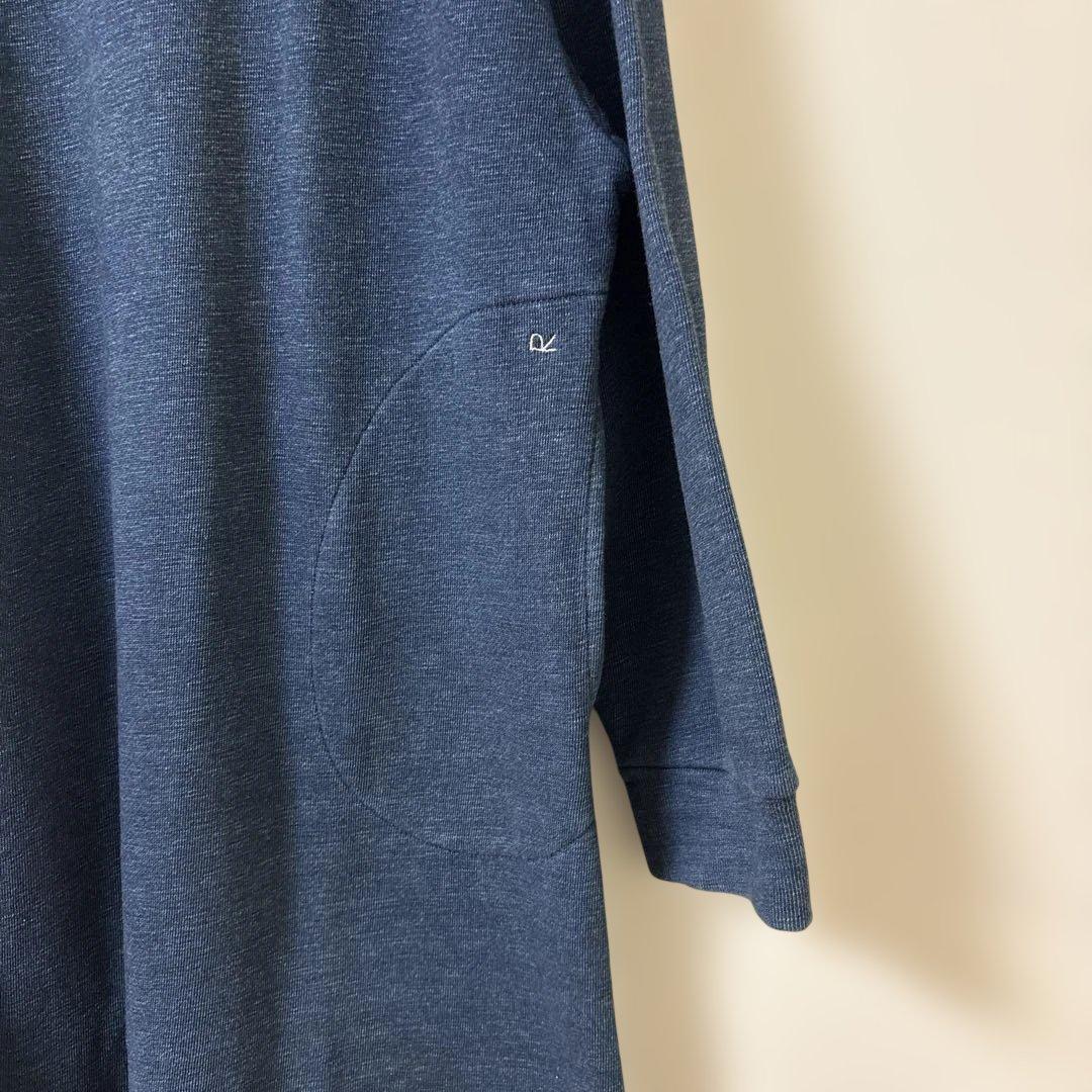 45R インディゴ裏毛 ワンピース