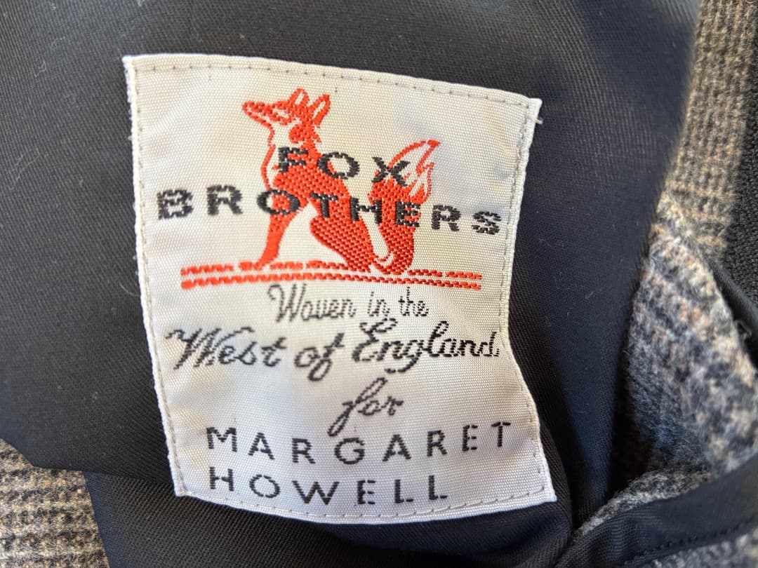 MARGARET HOWELL　FOX BROTHERS生地　スラックス L