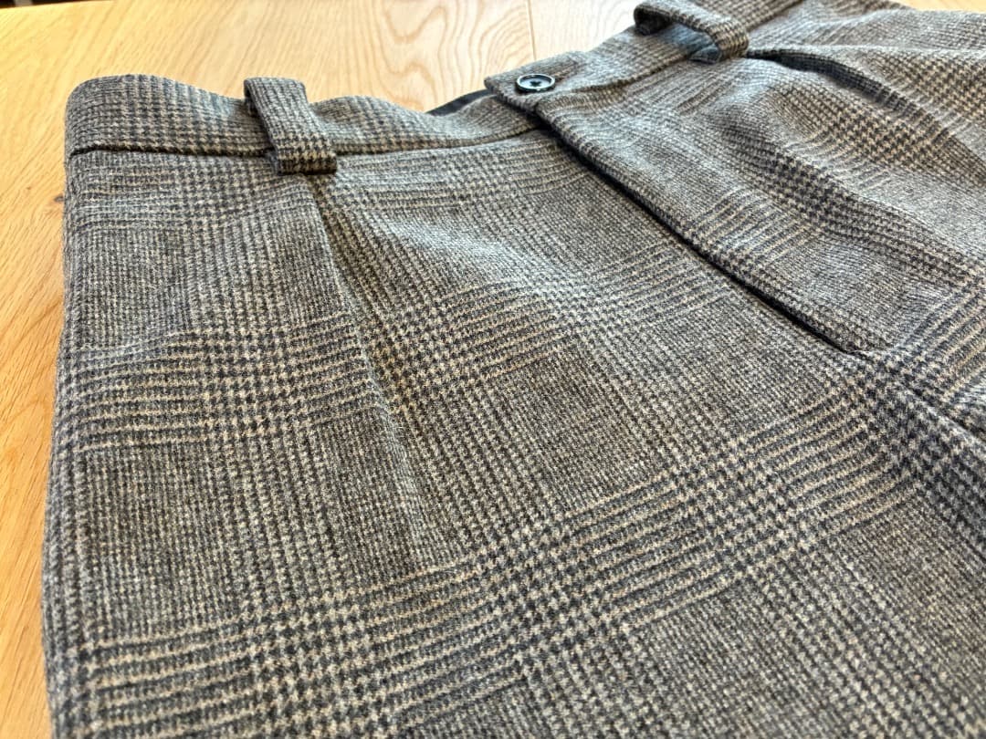 MARGARET HOWELL　FOX BROTHERS生地　スラックス L