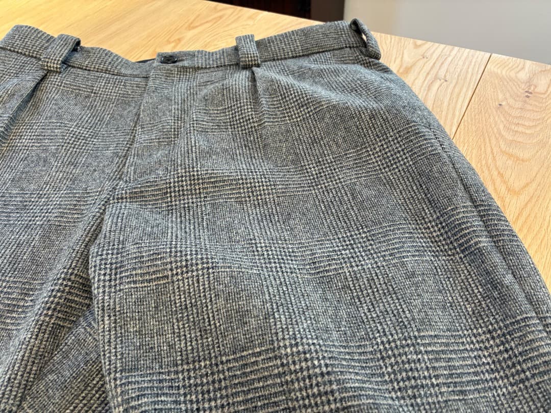 MARGARET HOWELL　FOX BROTHERS生地　スラックス L