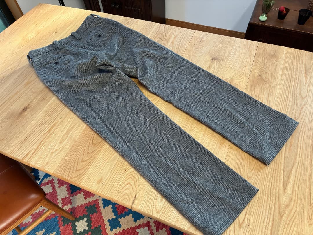 MARGARET HOWELL　FOX BROTHERS生地　スラックス L