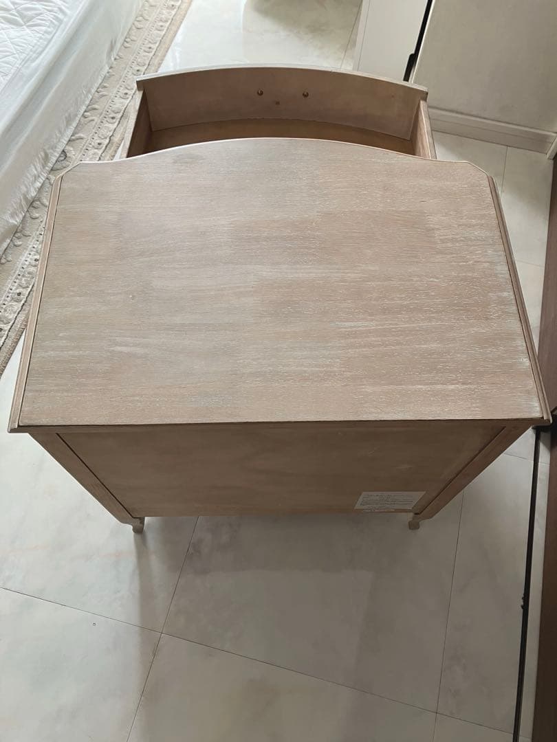 木製 3段 チェスト シャビーシック