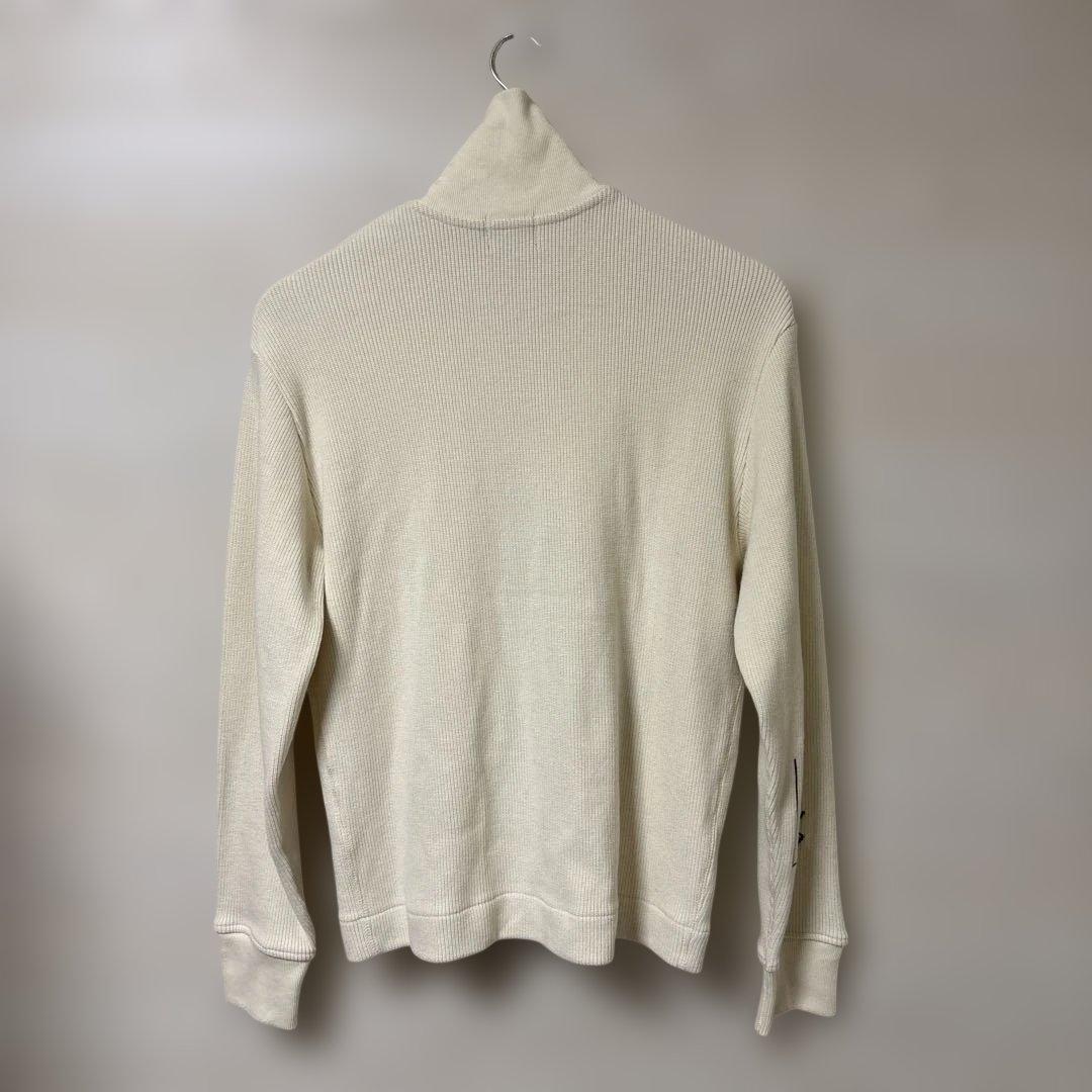 【新品タグ付・日本製】RED EAR ポールスミス 手書き風刺繍 リブニット M