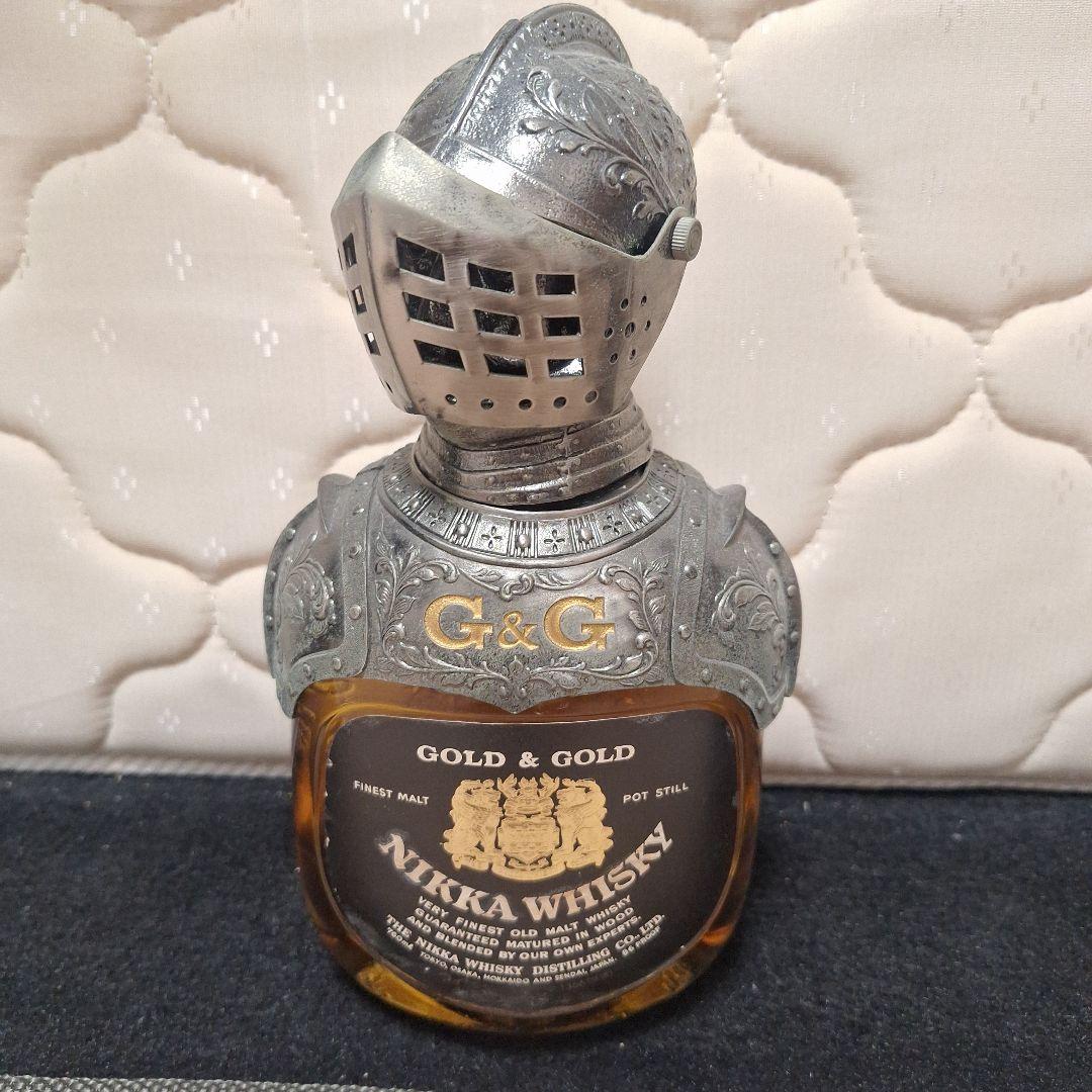 未開封ニッカウヰスキーgold&gold騎士ウイスキーレトロ古酒
