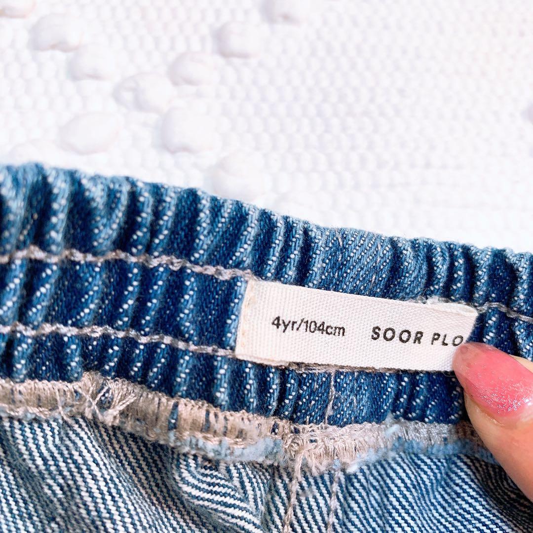 新品同様品‼︎soor ploom デニム 4y ソーアプルーム