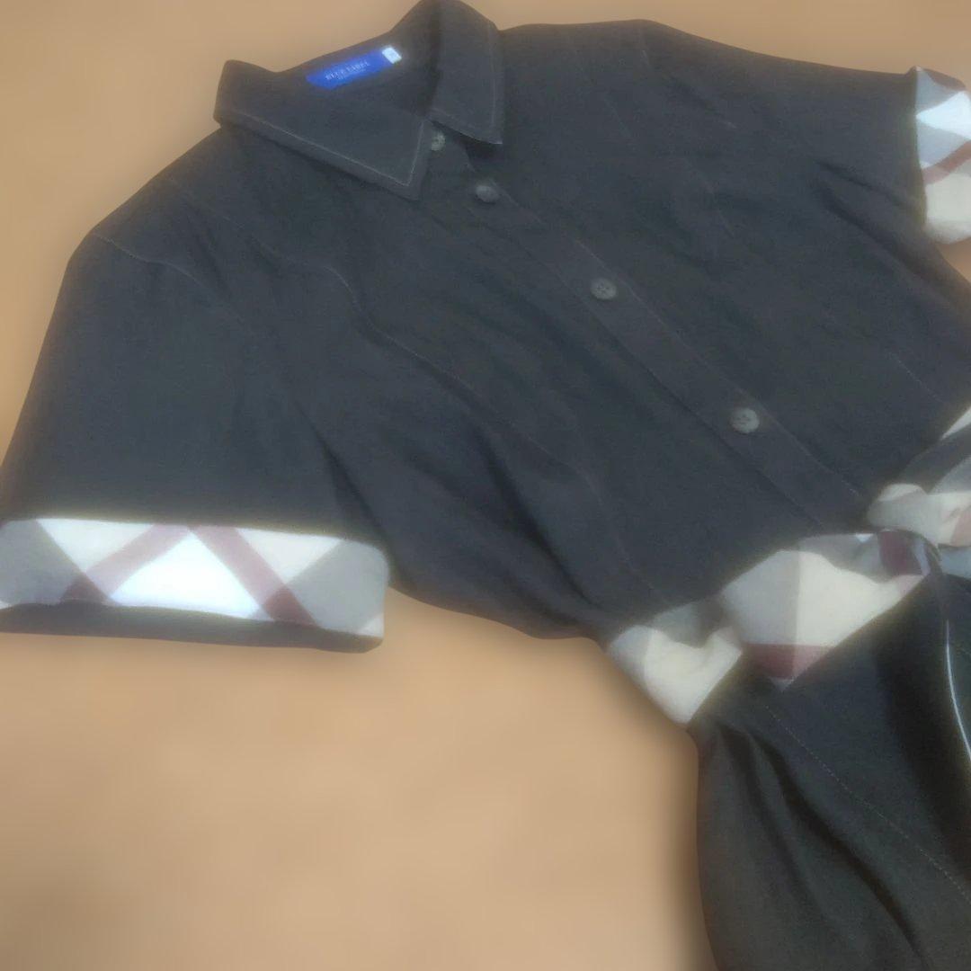 美品★ブルーレーベルクレストブリッジ★黒ロングワンピース★38