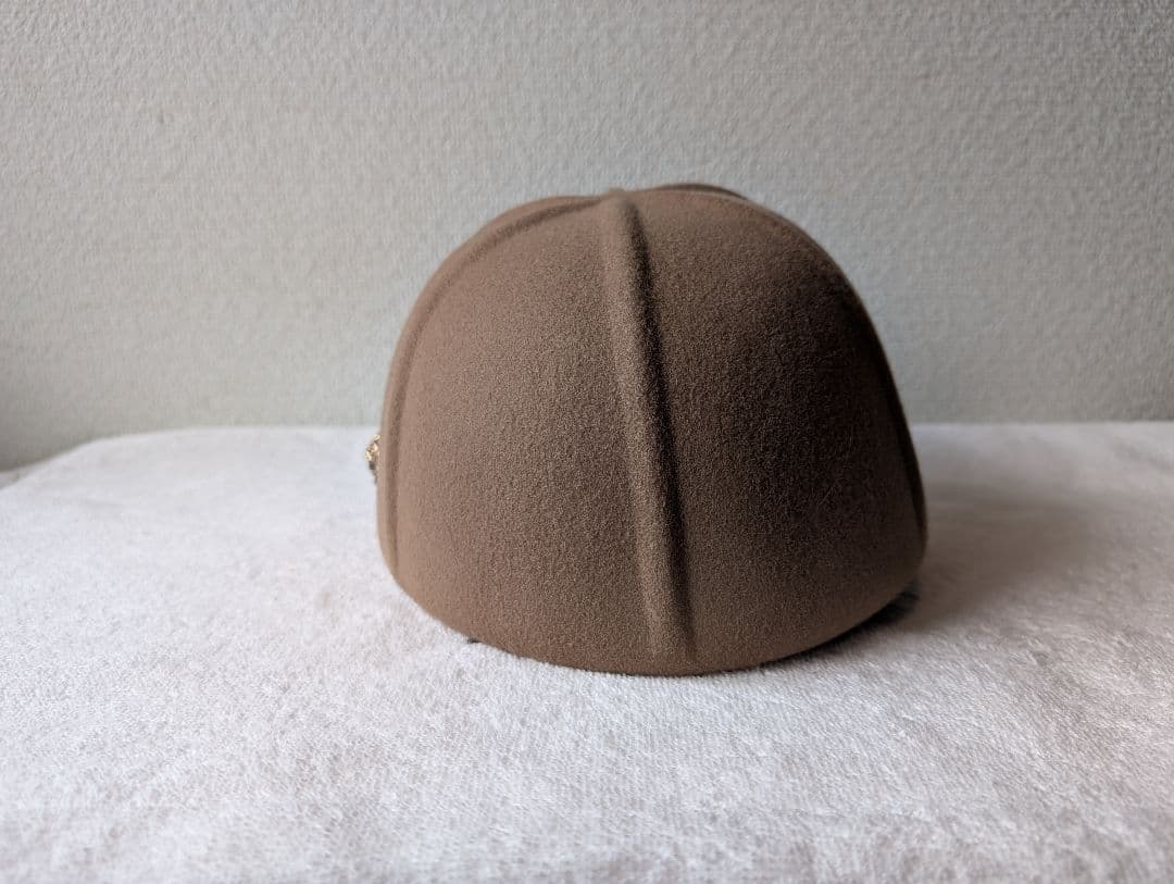 ジョッキーハット　ブラウン