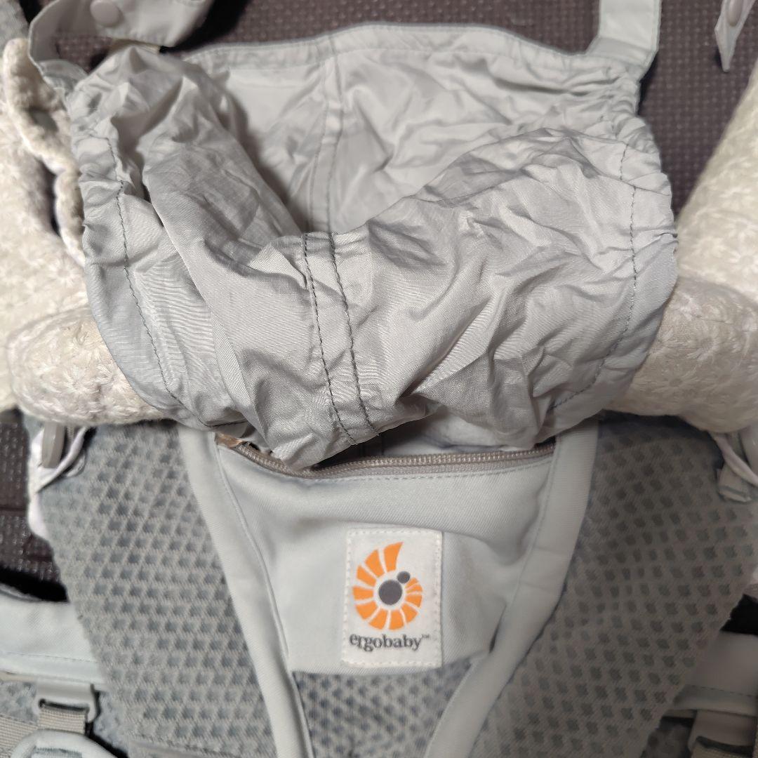【ergobaby】オムニブリーズ　パールグレー　よだれカバー付き