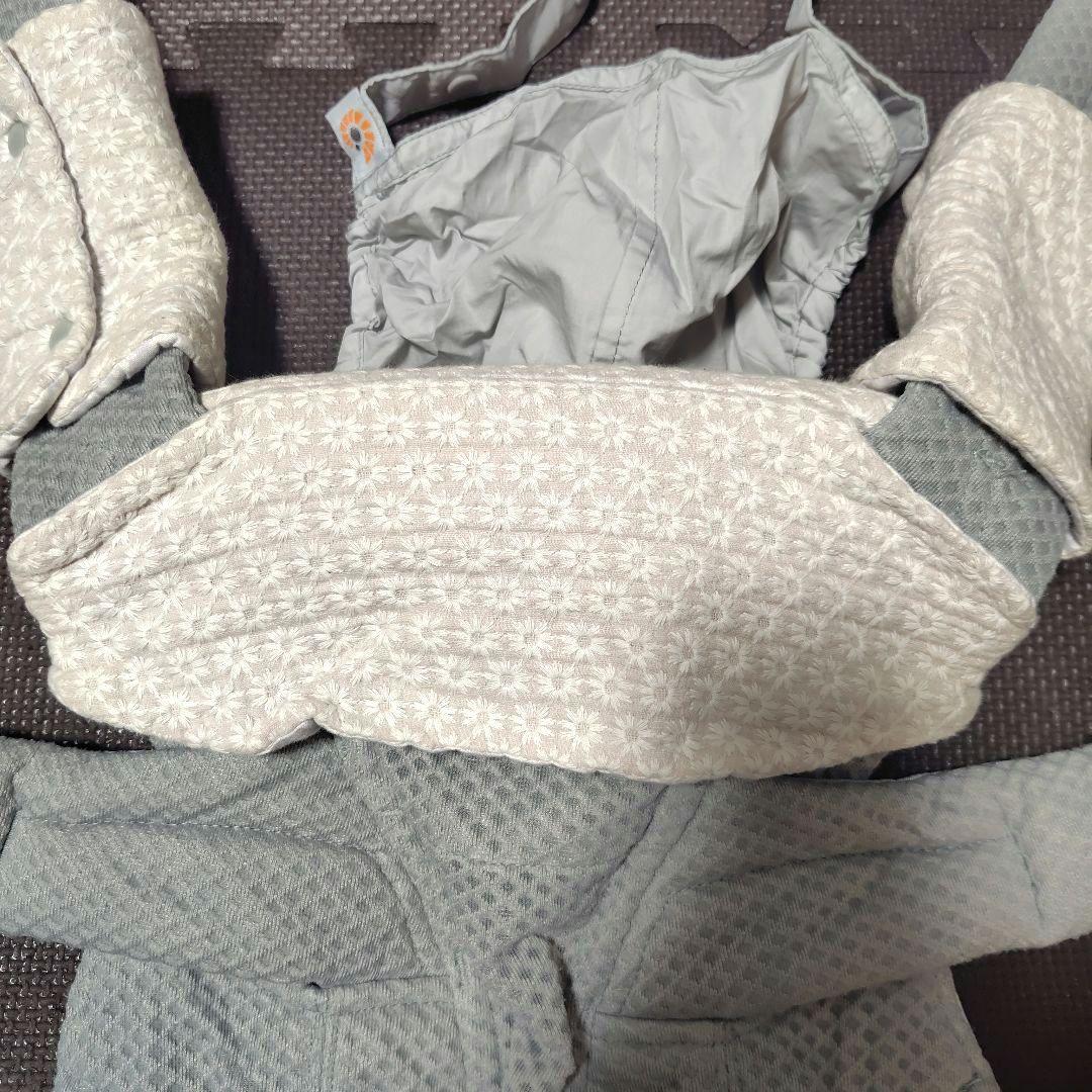 【ergobaby】オムニブリーズ　パールグレー　よだれカバー付き