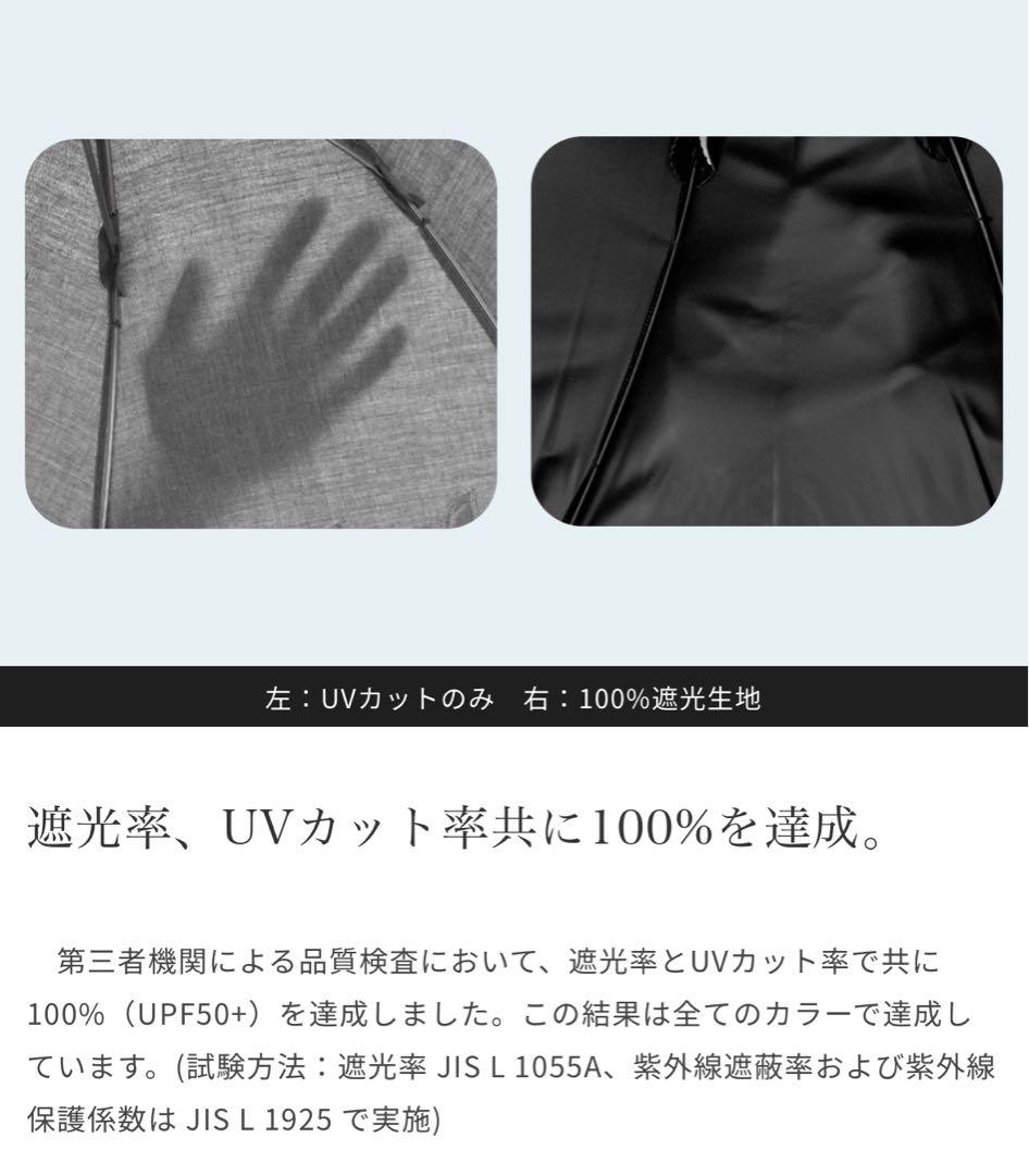 【日傘】芦屋ロサブラン フリル 2段折りたたみ【50cm】【ダンガリーグレー】
