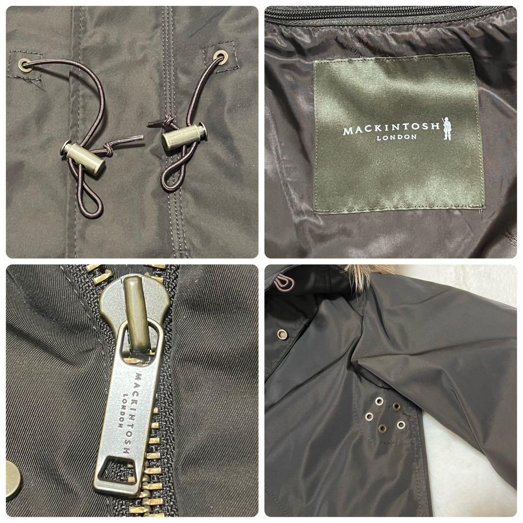 【極美品✨】マッキントッシュ　ダウンコート　ラクーンファーフード XL