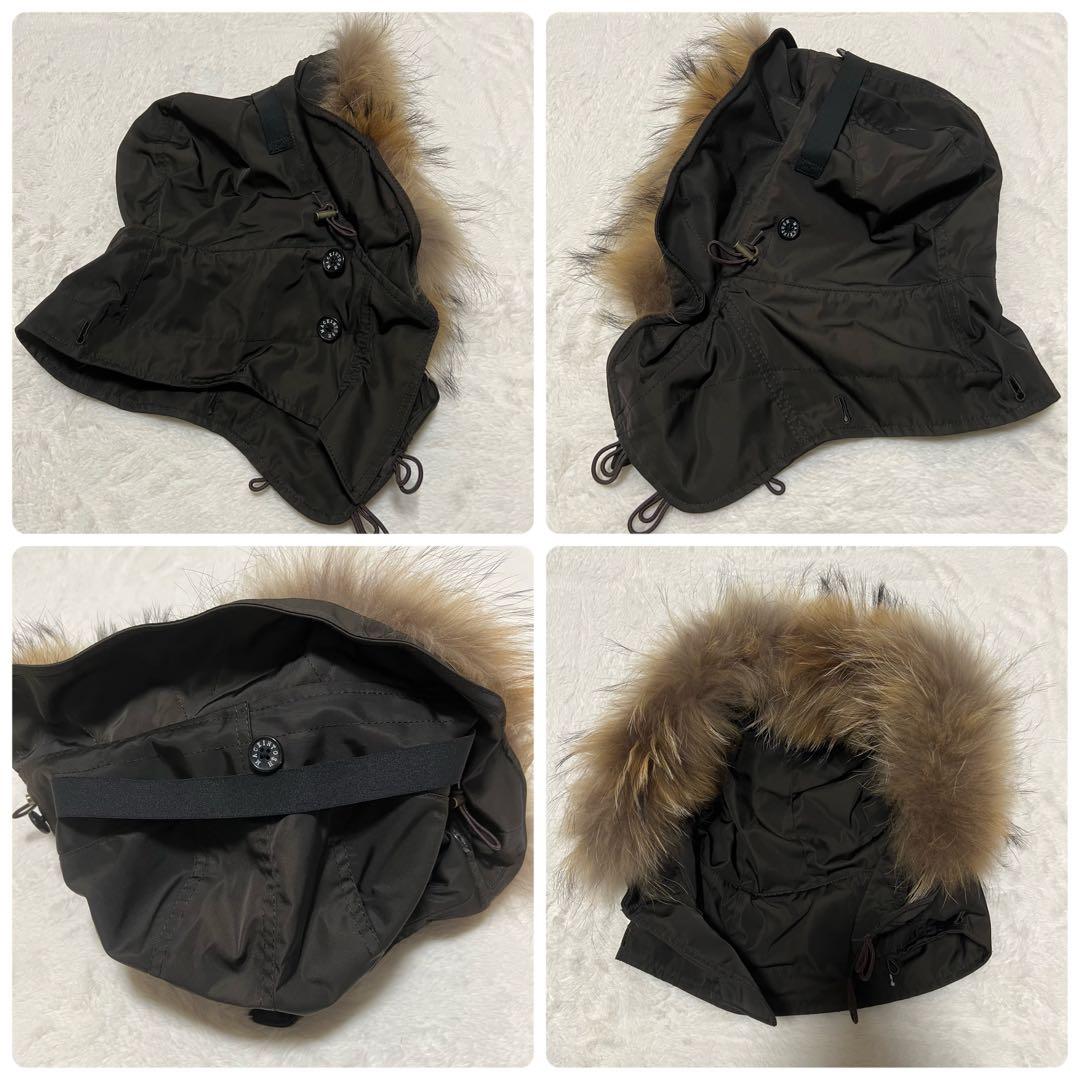 【極美品✨】マッキントッシュ　ダウンコート　ラクーンファーフード XL