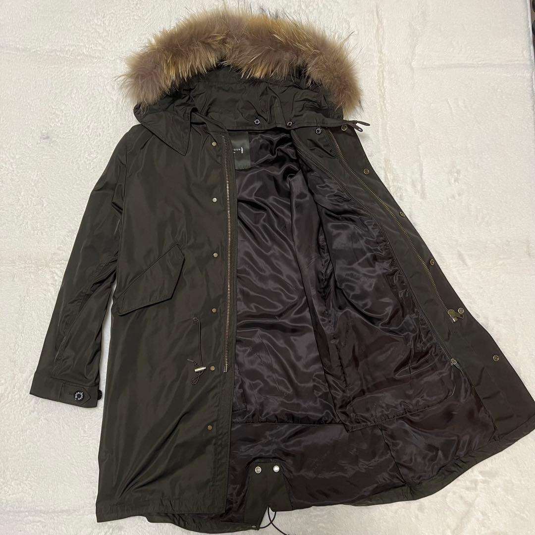 【極美品✨】マッキントッシュ　ダウンコート　ラクーンファーフード XL