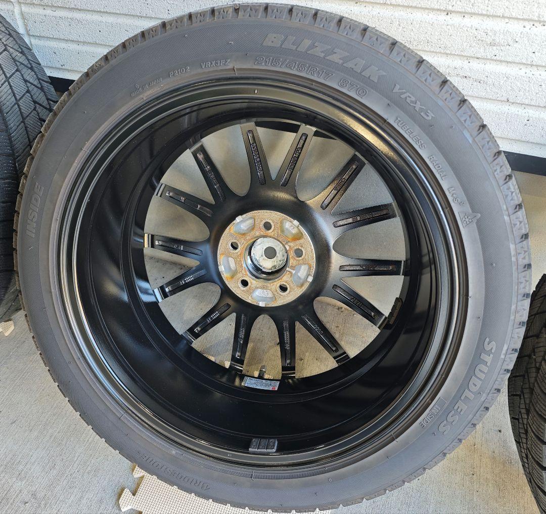 215/45R17 GR86 スタッドレス BLIZZAK VRX3 9.5部山