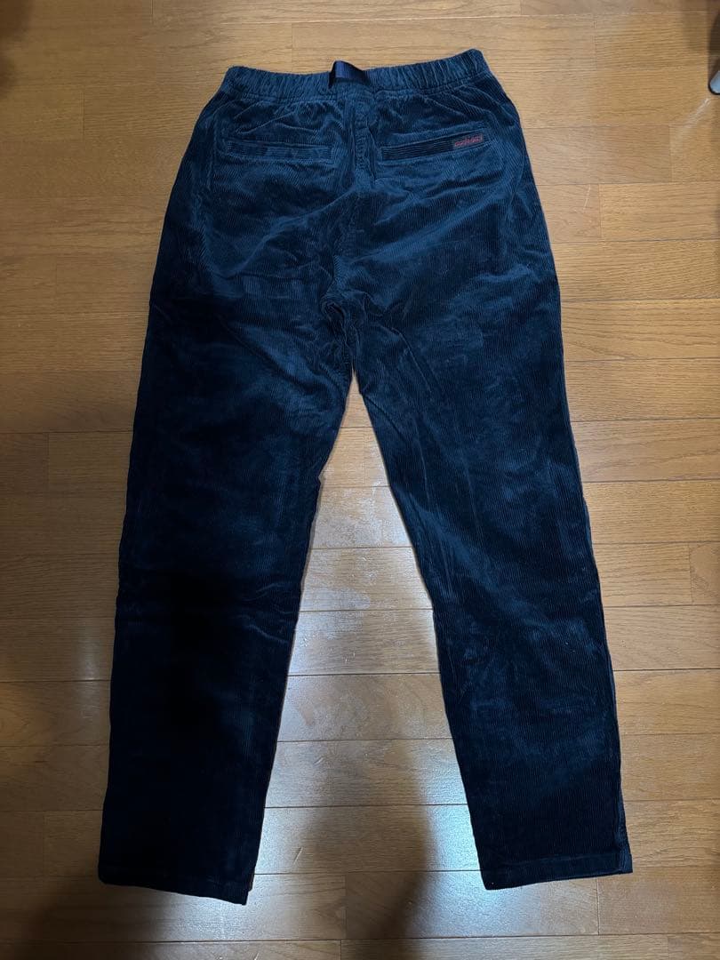 【新品/定価1.5万】Gramicci コーデュロイパンツ S ネイビー 希少