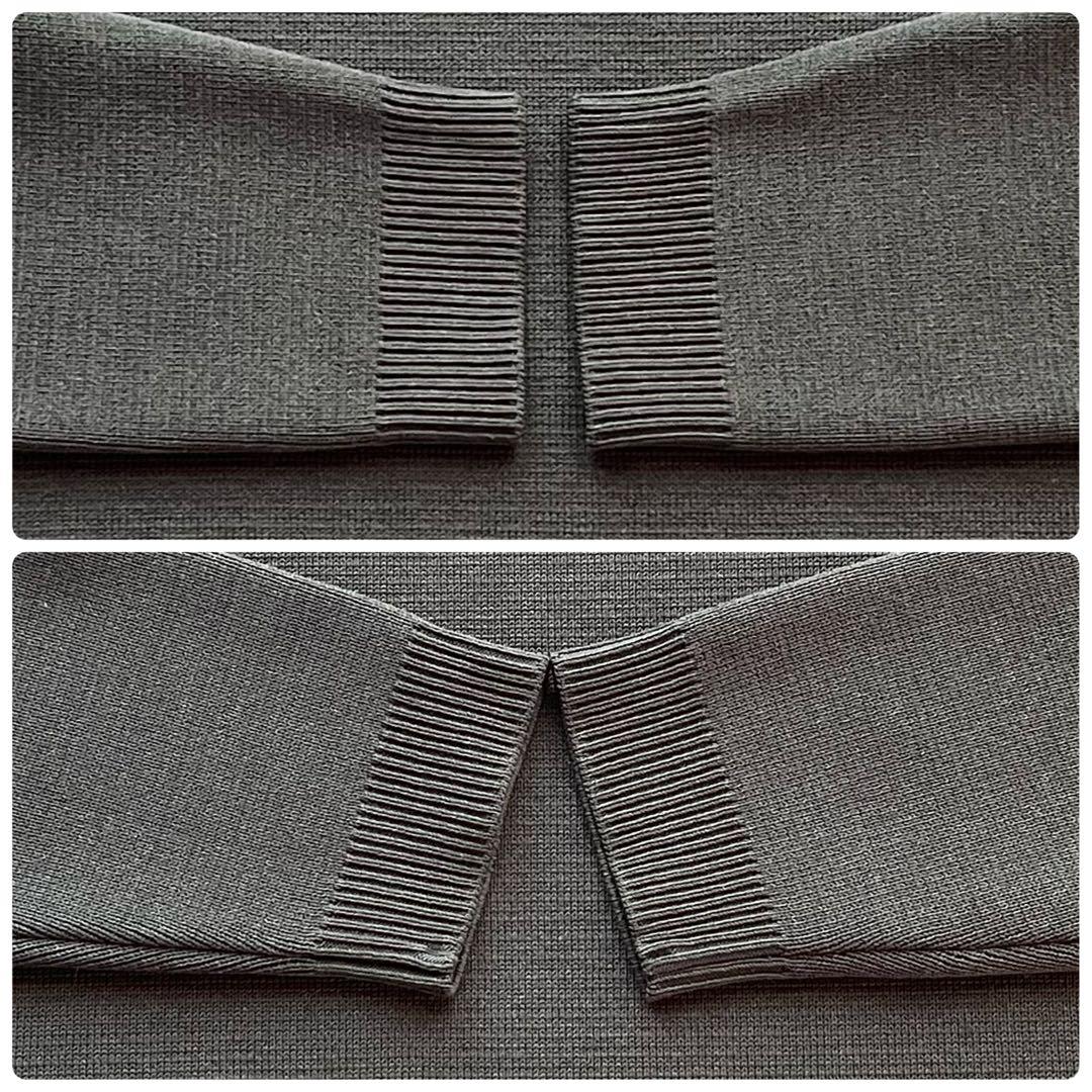 極美品☆パブリック トウキョウ／バウンドウールミラノリブ ハイネックニット XL