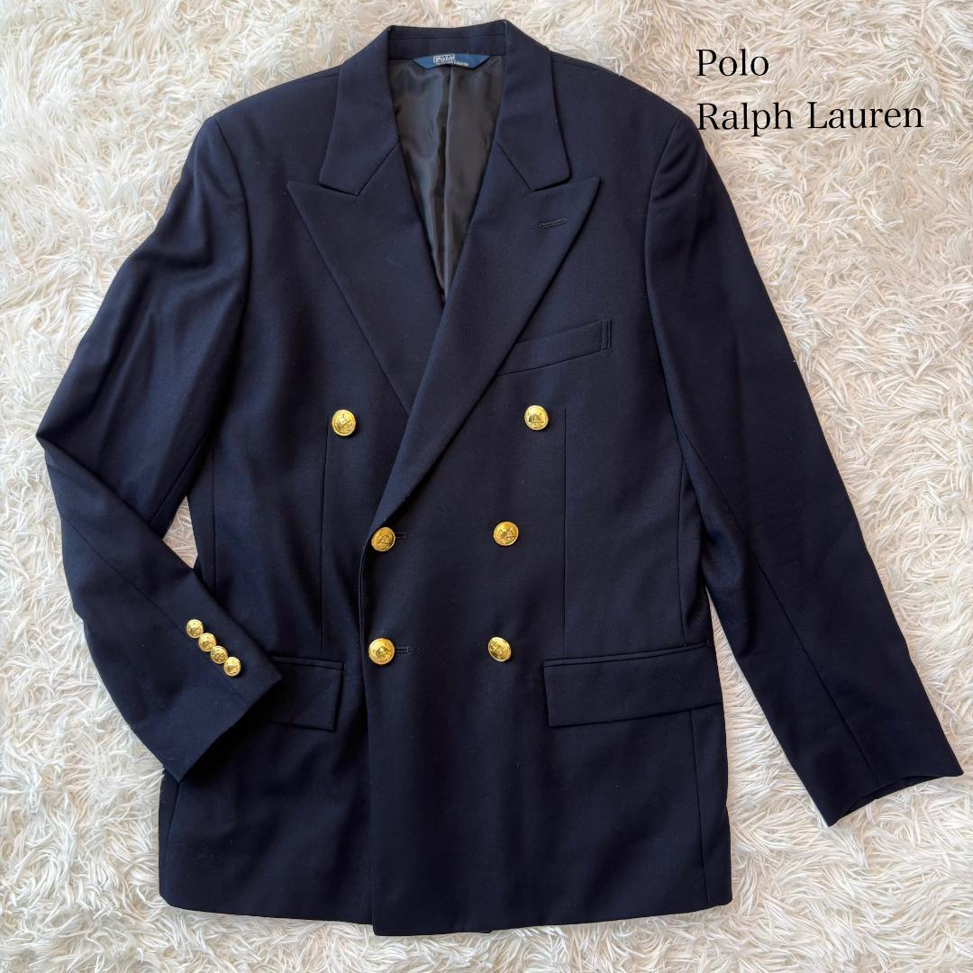 POLO by RALPH LAUREN 紺ブレ ダブルブレスト 金ボタン