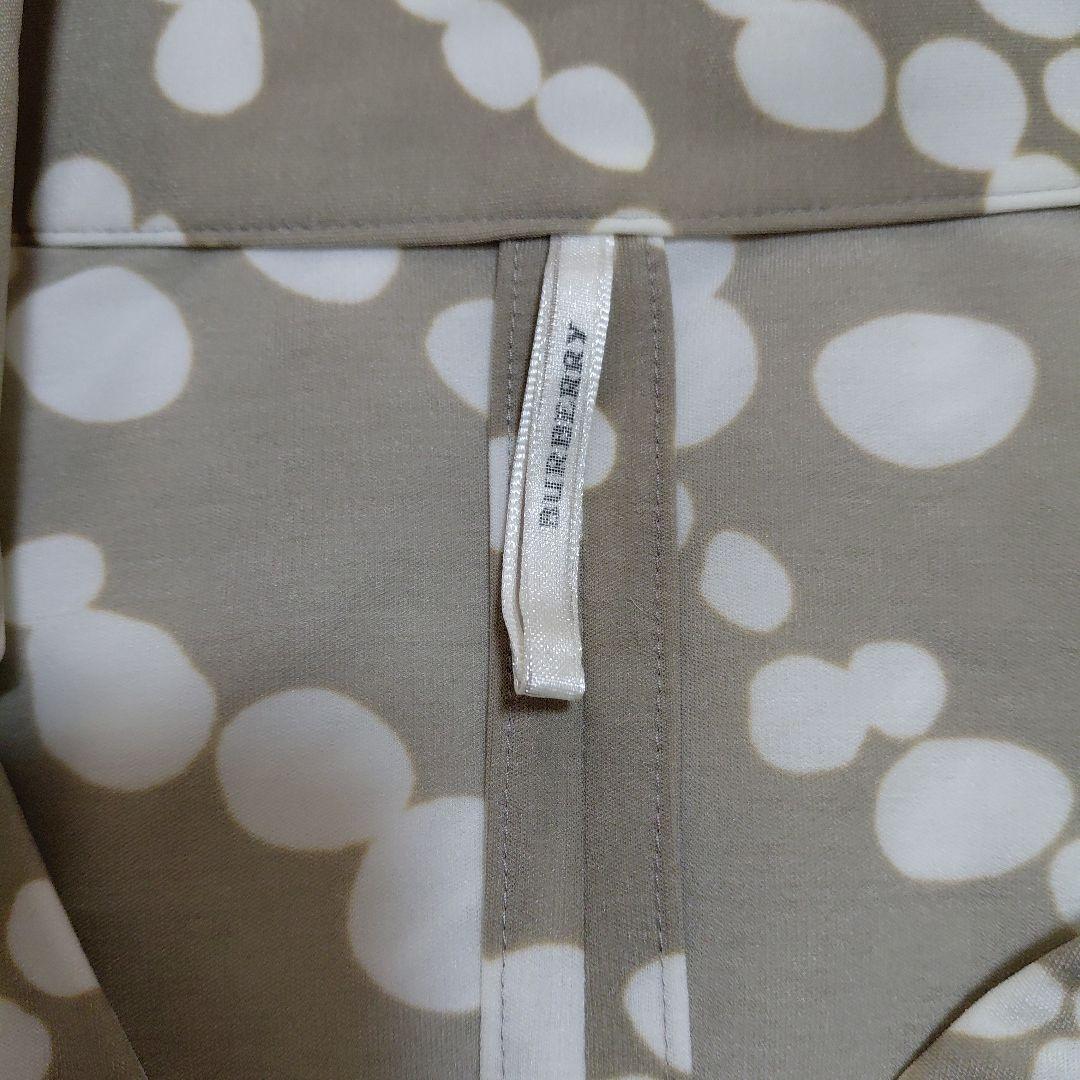 バーバリー　BURBERRY　ワンピース　 カシュクール　総柄　ベルトリボン