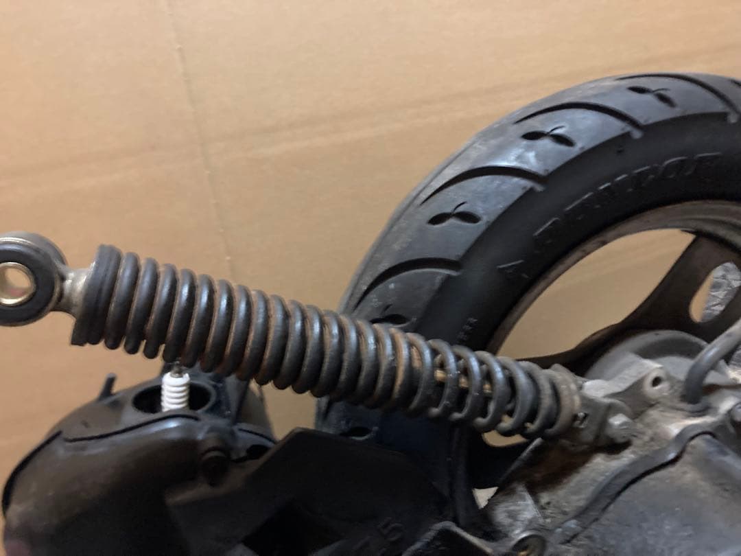 af27スーパーDIO純正太軸エンジンキャブリアホイールサス付