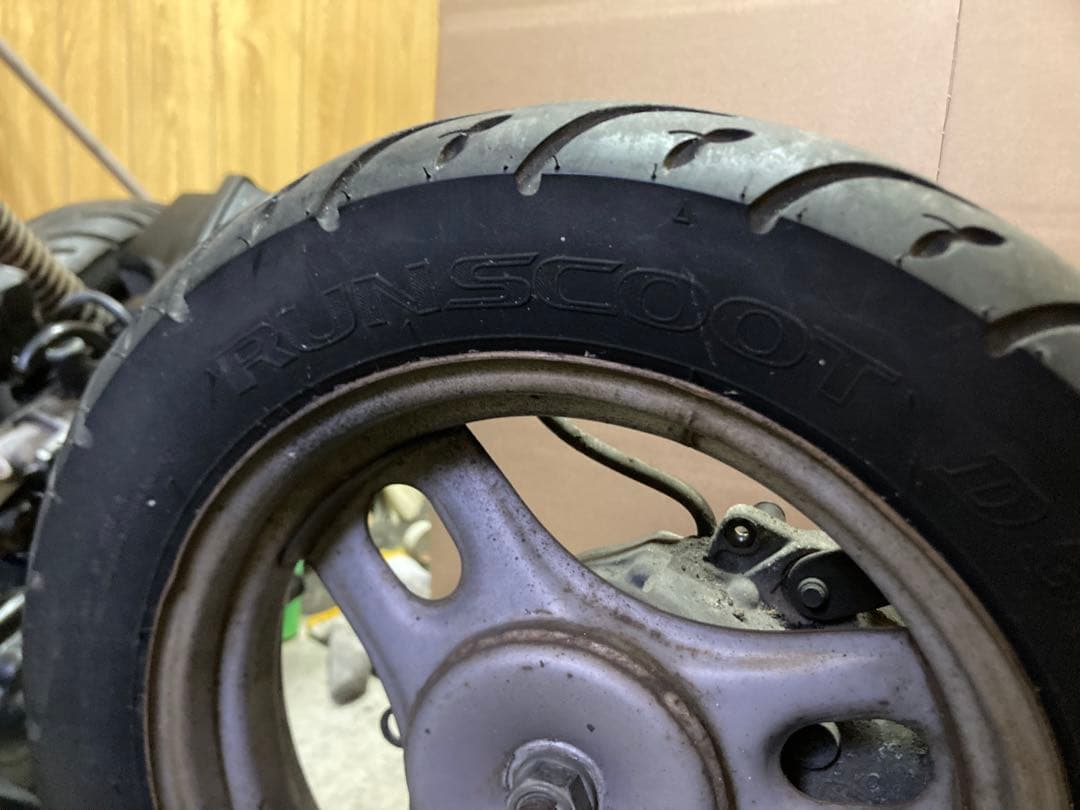 af27スーパーDIO純正太軸エンジンキャブリアホイールサス付