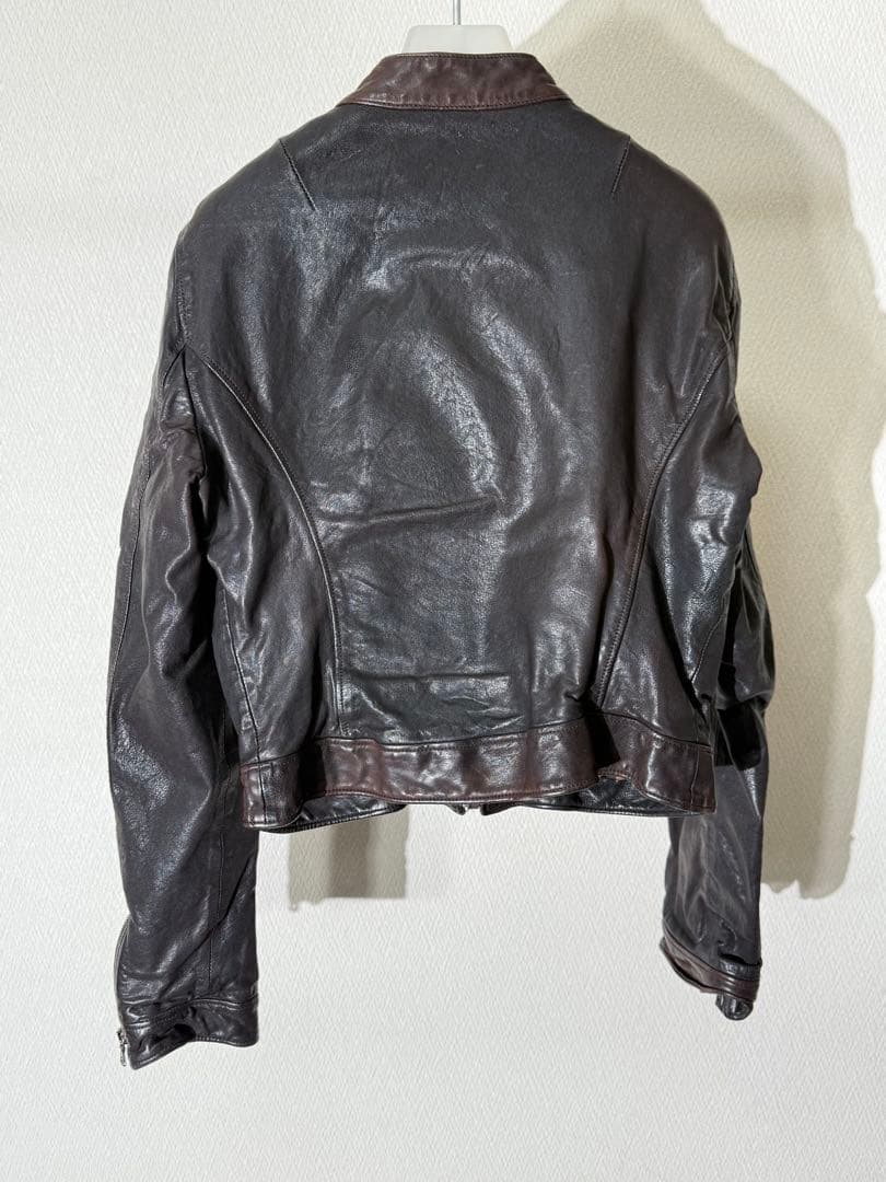 ドルチェ&ガッバーナ シングルライダースジャケット レザージャケット