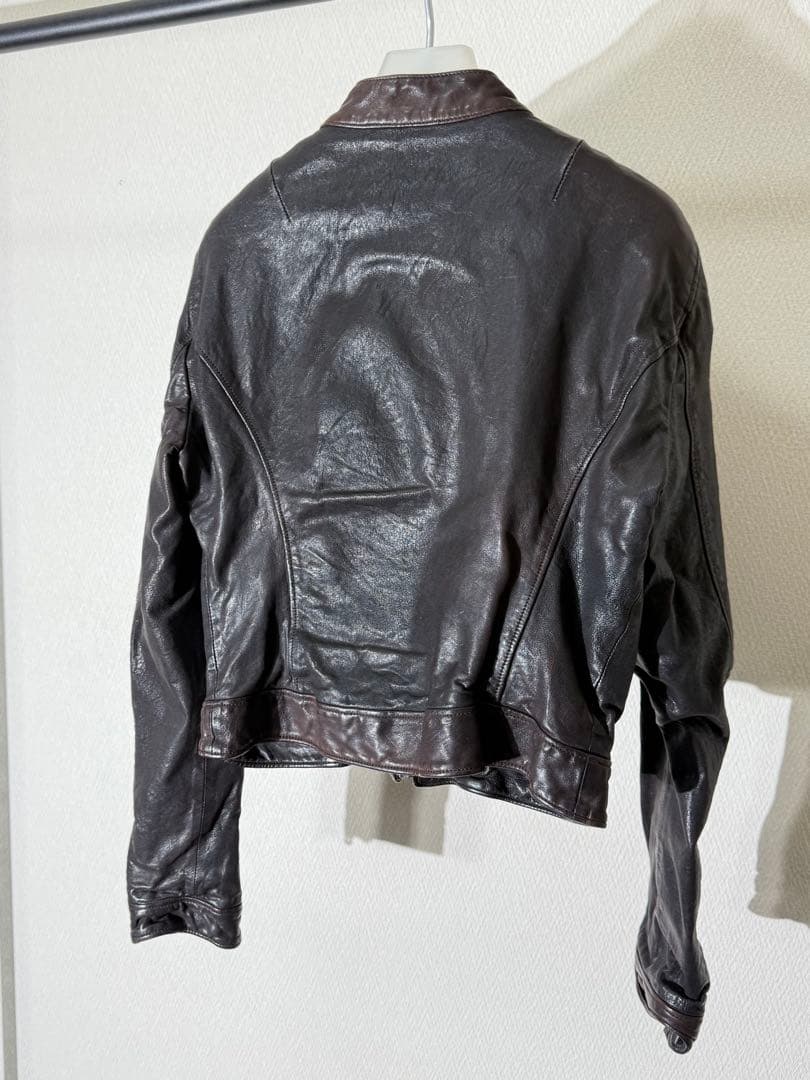 ドルチェ&ガッバーナ シングルライダースジャケット レザージャケット