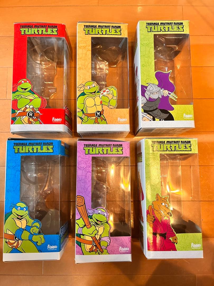 ミュータントタートルズ　ワッキーワブラー　フィギュア 6体セット