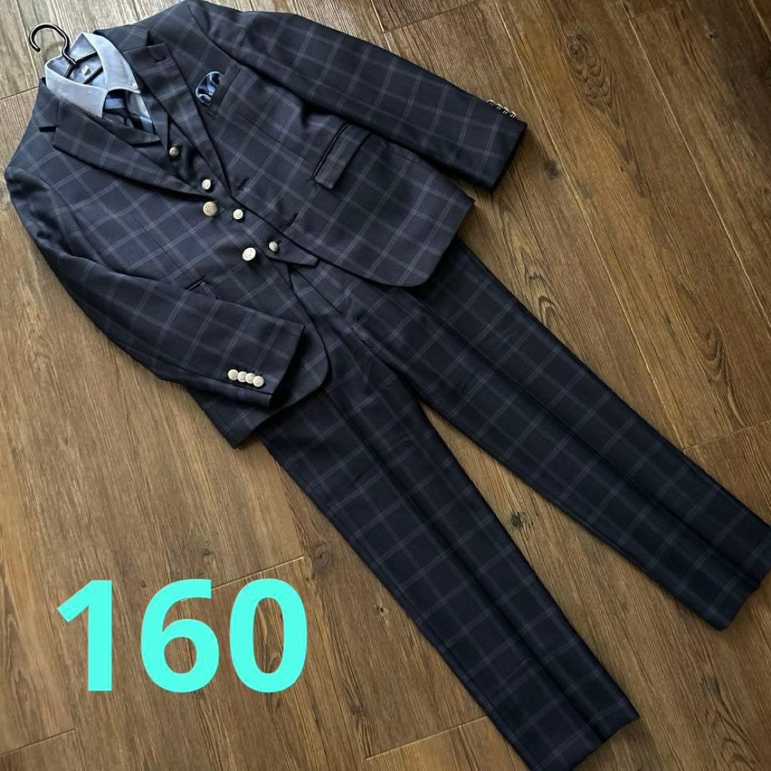 男の子 フォーマル スーツ 160 ⑥点セット