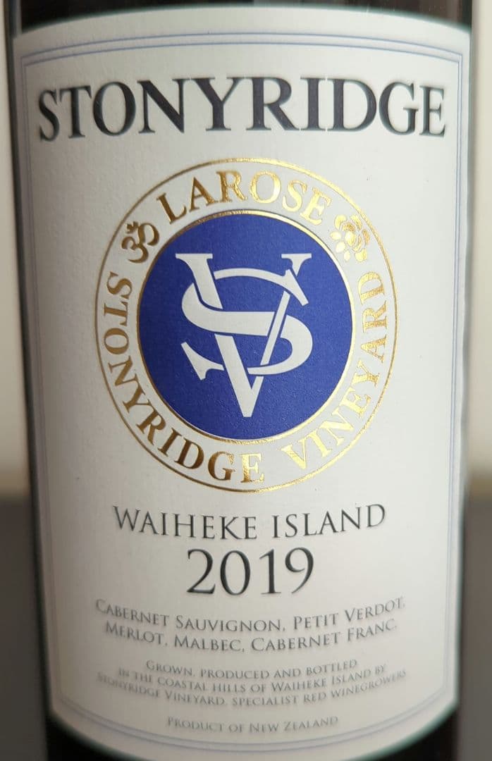 2019年ストーニーリッジラローズ　ニュージーランドワイン