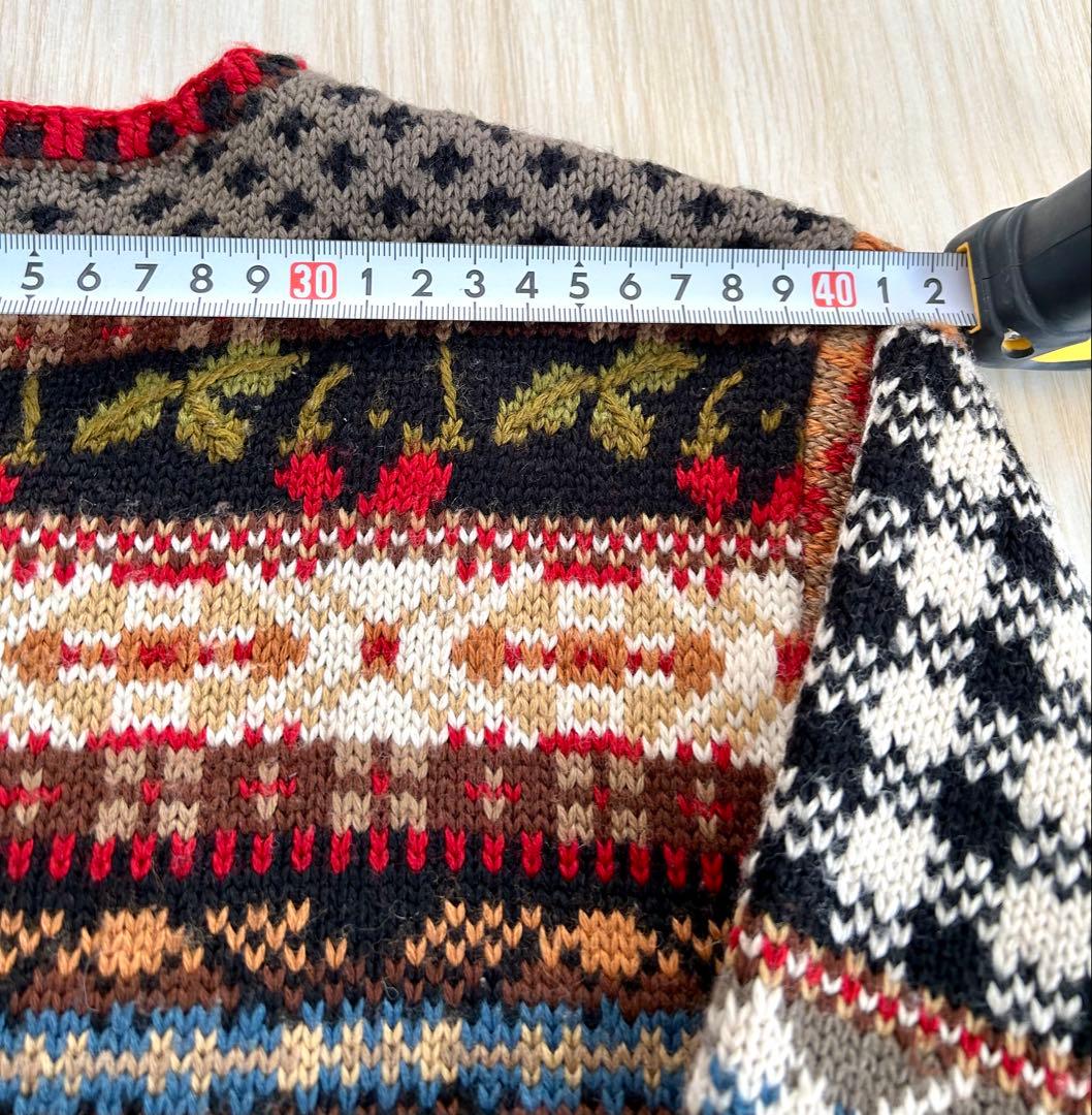 最安値お値下！美品PINK HOUSE苺モチーフカーディガン・クリーニング済