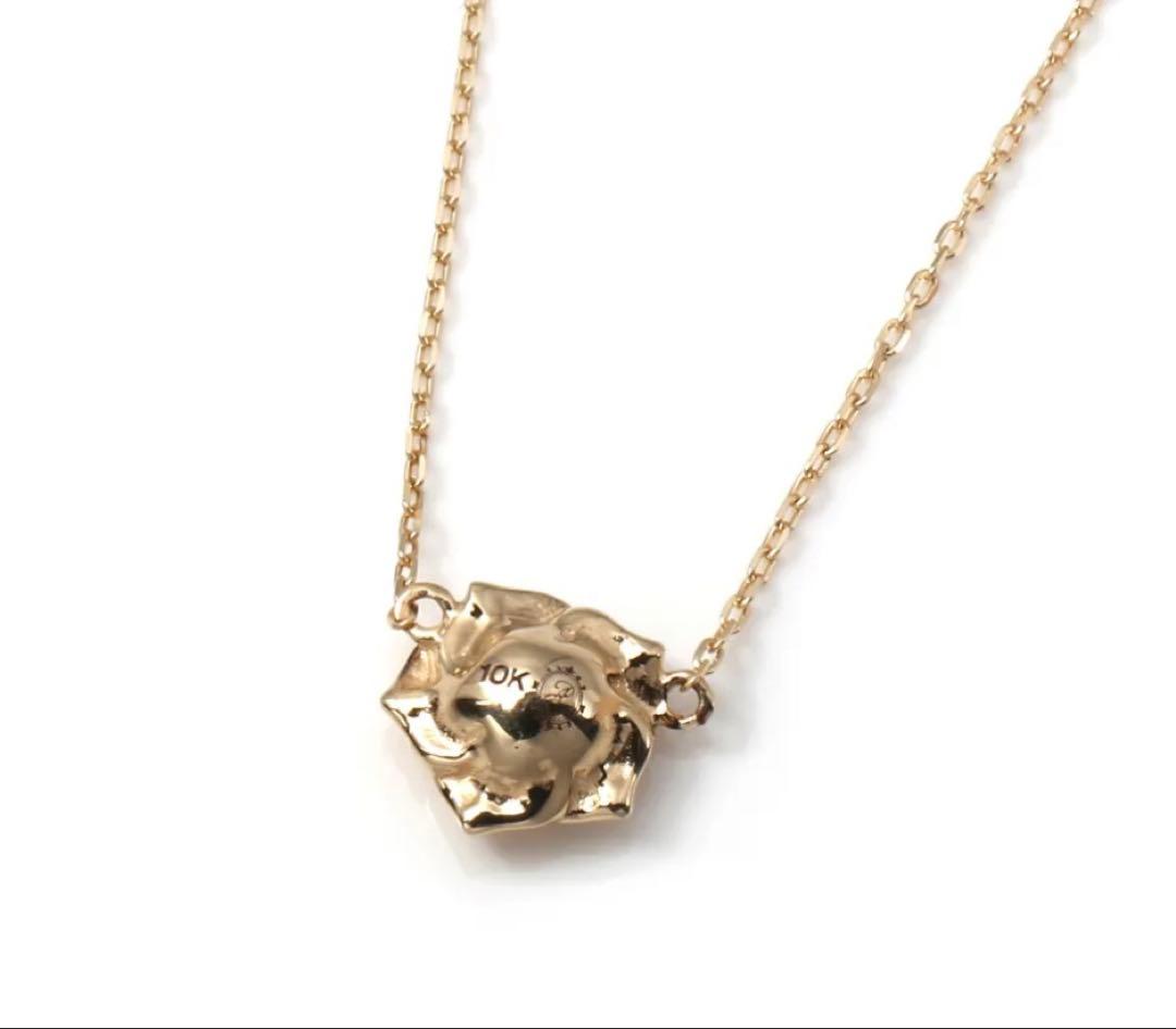 チ*コ様 AVALANCHE 10Kローズゴールド バラネックレス 40cm